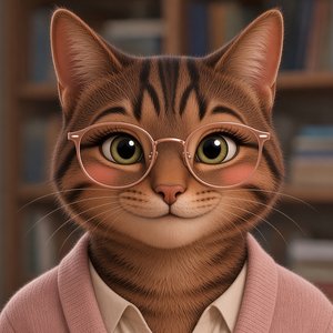 Tabitha Pages, an AI-generated mascot